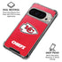 NFL Kansas City Chiefs Distressed Pixel 9/9 Pro Clear Case